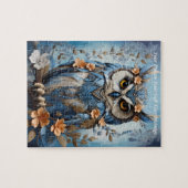 Niedlich Beautiful Boho Owl Puzzle (Horizontal)