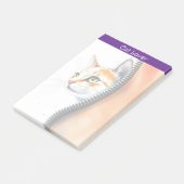 Niedlich Beautiful Trendcolor Cat Collection Post-it Klebezettel (angewinkelt)