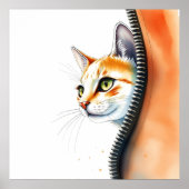 Niedlich Beautiful Trendcolor Cat Collection Poster (Vorne)