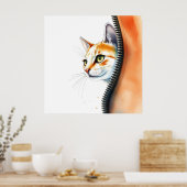 Niedlich Beautiful Trendcolor Cat Collection Poster (Küche)