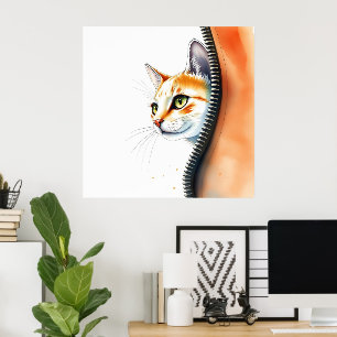 Niedlich Beautiful Trendcolor Cat Collection Poster