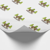 Niedlich Beaver Couple Oregon Geschenkpapier (Ecke)