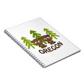 Niedlich Beaver Couple Oregon Notizblock (Rechte Seite)