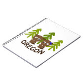 Niedlich Beaver Couple Oregon Notizblock (Linke Seite)