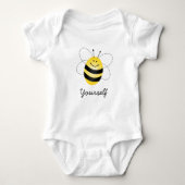 Niedlich Bee Baby Jersey Bodysuit Baby Strampler (Vorderseite)