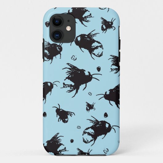 Niedlich Bee Tough iPhone Case | Geburtstagsgesche (Rückseite)