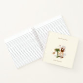 Niedlich Beethoven Portrait Musician's Personalisi Notizblock (Innenseite)