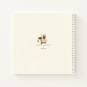 Niedlich Beethoven Portrait Musician's Personalisi Notizblock (Rückseite)