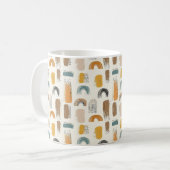 Niedlich Beige Boho Kaffeetasse (Vorderseite Links)