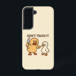 Niedlich Beige Cartoon Duck Handy-Gehäuse Samsung Galaxy Hülle<br><div class="desc">Ein lustiger Fall für Samfan</div>