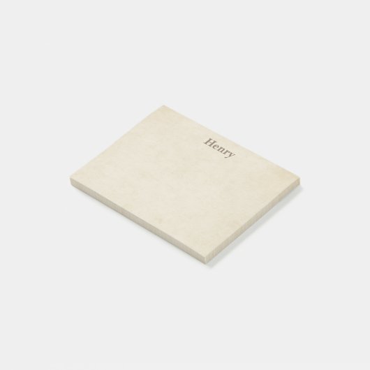 Niedlich Beige Classic Post-it Klebezettel (angewinkelt)