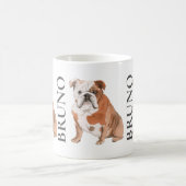 Niedlich beige Farbe English Bulldog Kaffeetasse (Mittel)