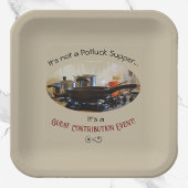 Niedlich Beige Potluck Supper Pappteller