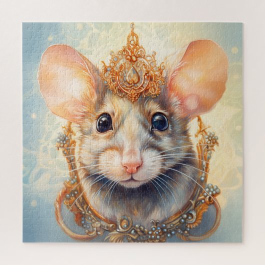 Niedlich Bejewele Mouse Jigsaw Puzzle (Vertikal)
