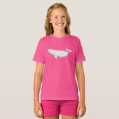 Niedlich Beluga Whale Girl T-Shirt (Vorne ganz)