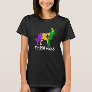 Niedlich Bernard Dog Lover Mardi Gras Party Jester T-Shirt