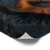 Niedlich-Bernese-Poster Poster (Ecke)