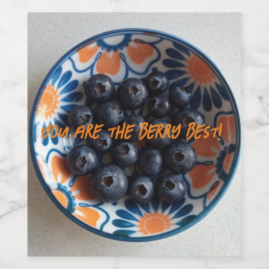 Niedlich Berry Best Weinetikett (Einzelnes Label)