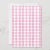 Niedlich Berry First Birthday Watercolor Strawberr Einladung (Rückseite)