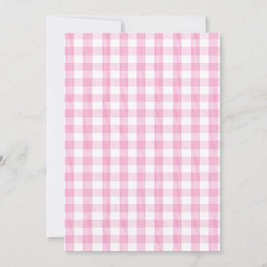 Niedlich Berry First Birthday Watercolor Strawberr Einladung (Rückseite)