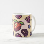 Niedlich Berry Pattern Kaffeetasse (VorderseiteRechts)