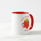 Niedlich Berry Sweet Red Strawberry Tasse (VorderseiteRechts)