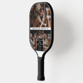 Niedlich Best 'Boyfriend' Ever 4 FotoCollage Pickleball Schläger (Links)