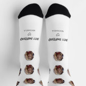 Niedlich Best Boyfriend Foto Heart Socken (Oben)
