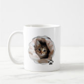 Niedlich Best Cat Mama Foto Kaffeetasse (Links)
