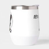 Niedlich Best Dog Mama Personalisiertes Foto (Links)