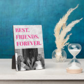 Niedlich Best Friend BESTE FREUNDIN Bestie Foto Fotoplatte (Seite)