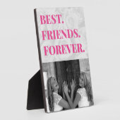 Niedlich Best Friend BESTE FREUNDIN Bestie Foto Fotoplatte (Seite)