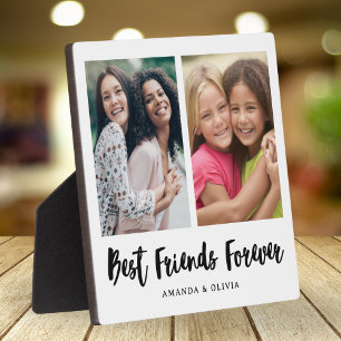 Niedlich Best Friends Forever Individuelle Name 2 Fotoplatte
