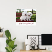 Niedlich Best Friends Forever Poster Print (Heimbüro)