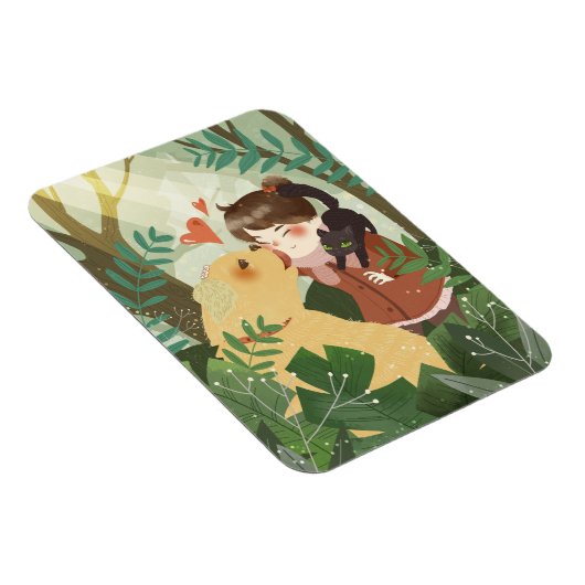 Niedlich Best Friends Magnet (Rechte Seite)