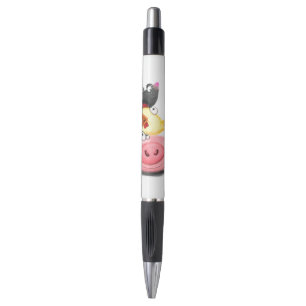 Niedlich Best Friends Piggy Chick and Mouse - Cart Kugelschreiber