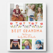 Niedlich Best Oma Blume Blumenfamilien Foto Fotoplatte (Vorderseite)