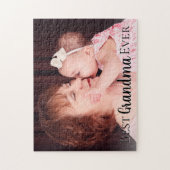 Niedlich Best Oma Foto Puzzle (Vertikal)