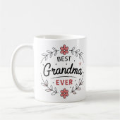 Niedlich Best Oma je Floral Coffee Tasse (Links)