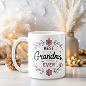 Niedlich Best Oma je Floral Coffee Tasse