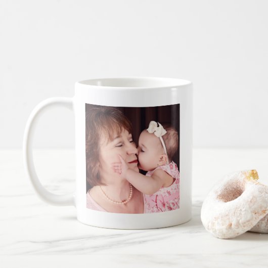 Niedlich Best Oma Mamaw Nana Ever Foto Kaffeetasse (Mit Donut)