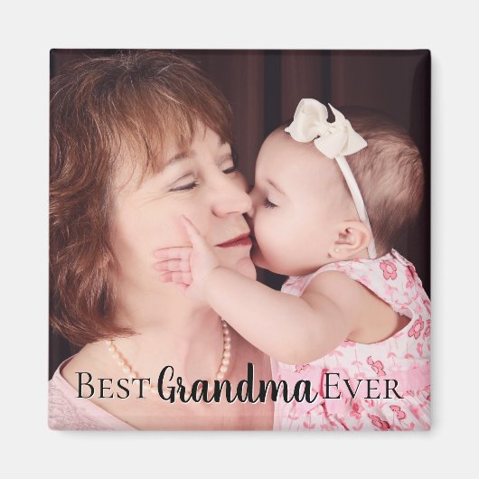 Niedlich Best Oma Mamaw Nana Ever Foto Magnet (Vorne)