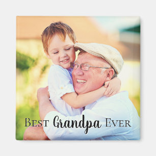 Niedlich Best Opa Pops Grand Vater Ever Foto Magnet