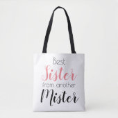 Niedlich Best Sister von einer anderen Mister-Fami Tasche (Vorderseite)