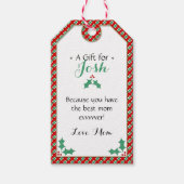 Niedlich ・ Beste Mama je ・ Mama der Liebe ・ Für Ki Geschenkanhänger (Vorderseite)