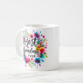 Niedlich Beste Oma je Wrap Kaffeetasse (Vorderseite Links)