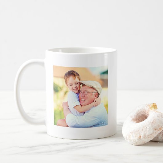 Niedlich Beste Opa-Pop PopPop-Ever-Foto Kaffeetasse (Mit Donut)