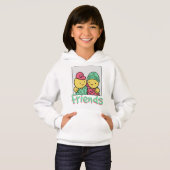 Niedlich bester Freund Hoodie (Vorne ganz)