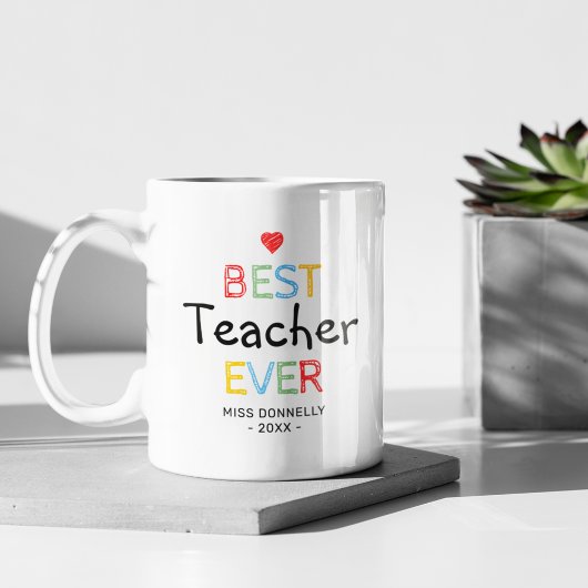 Niedlich Bester Lehrer je Kaffeetasse