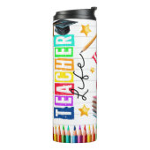 Niedlich Bester Lehrer je Thermosbecher (Nach links gedreht)